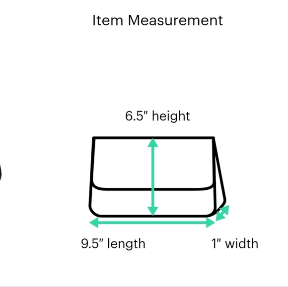 Calvin Klein Black Wristlet - 9.5" L, 6.5" H, 1" D - Picture 8 of 9